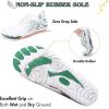 imageHike Barefoot Shoes Women Men Minimalist Wide Toe Box Footwear Zero Drop Athletic CrossTrainer Fashion SneakersA6  WhiteGreen