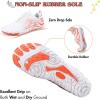 imageHike Barefoot Shoes Women Men Minimalist Wide Toe Box Footwear Zero Drop Athletic CrossTrainer Fashion SneakersA7  WhiteOrange