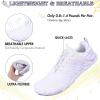 imageHike Barefoot Shoes Women Men Minimalist Wide Toe Box Footwear Zero Drop Athletic CrossTrainer Fashion SneakersA8  WhitePurple