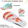 imageHike Barefoot Shoes Women Men Minimalist Wide Toe Box Footwear Zero Drop Athletic CrossTrainer Fashion SneakersA9  Cyan BlueOrange