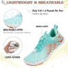 imageHike Barefoot Shoes Women Men Minimalist Wide Toe Box Footwear Zero Drop Athletic CrossTrainer Fashion SneakersA9  Cyan BlueOrange