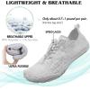 imageHike Barefoot Shoes Womens Mens Breathable ampamp NonSlip Water Shoes Wide Toe Box Zero Drop Minimalist FootwearD02b  Grey