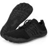 imageHike Barefoot Shoes Womens Mens Breathable ampamp NonSlip Water Shoes Wide Toe Box Zero Drop Minimalist FootwearD10c  Full Black