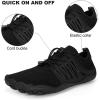 imageHike Barefoot Shoes Womens Mens Breathable ampamp NonSlip Water Shoes Wide Toe Box Zero Drop Minimalist FootwearD10c  Full Black