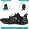 imageHike Barefoot Shoes Womens Mens Breathable ampamp NonSlip Water Shoes Wide Toe Box Zero Drop Minimalist FootwearD12b  Black