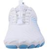 imageHike Barefoot Shoes Womens Mens Breathable ampamp NonSlip Water Shoes Wide Toe Box Zero Drop Minimalist FootwearD12d  WhiteLight Blue