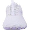 imageHike Barefoot Shoes Womens Mens Breathable ampamp NonSlip Water Shoes Wide Toe Box Zero Drop Minimalist FootwearD12f  WhiteLight Purple