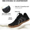 imageHike Barefoot Shoes Womens Mens Minimalist Footwear Wide Toe Box Zero Drop Hiking Shoes Lightweight Breathable SneakersXa01  BlackBrown