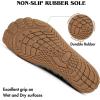 imageHike Barefoot Shoes Womens Mens Minimalist Footwear Wide Toe Box Zero Drop Hiking Shoes Lightweight Breathable SneakersXa03  GreyBrown
