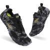 imageHiGropcore Barefoot Trail Running Shoes  Womens Mens Wide Toe Box Zero Drop Minimalist Slip on Shoes  Hike Footwear Barefoot Outdoor ShoesGy01a  Black Grey