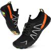 imageHiGropcore Water Shoes Women Men Barefoot Breathable QuickDry Swim Shoes for Aqua Sport Beach Pool Kayaking Surfing Yoga HikingB1  Black