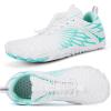 A10 - White/Cyan Blue