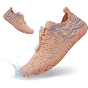 imageHiGropcore Water Shoes Men Women Hike Barefoot Wide Toe Box Beach Shoes Quick Dry Breathable Swim Shoes with DrainageTg03d Champagne