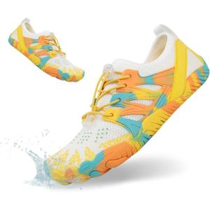 imageHiGropcore Water Shoes Men Women Hike Barefoot Wide Toe Box Beach Shoes Quick Dry Breathable Swim Shoes with DrainageWs02c Yellow