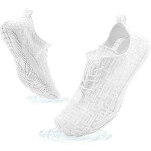 imageHike Barefoot Shoes Womens Mens Breathable ampamp NonSlip Water Shoes Wide Toe Box Zero Drop Minimalist FootwearD02a  White