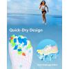 imageWater Shoes for Women Men QuickDry Barefoot Shoes Breathable Aqua Socks for Swim Beach River Pool Lake Hiking Surfing KayakingB4  GreenPink