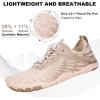 imageHike Barefoot Shoes for Women Men NonSlip Breathable Walking Shoes Wide Toe Box Comfortable Athletic FootwearA14  Khaki