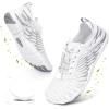 imageHike Barefoot Shoes for Women Men NonSlip Breathable Walking Shoes Wide Toe Box Comfortable Athletic FootwearA13  WhiteSilver