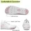 imageHiGropcore Water Shoes Men Women Barefoot Wide Toe Box Beach Shoes Quick Dry Breathable Swim Aqua Socks with DrainageTg02a White