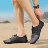 imageHiGropcore Water Shoes Men Women Barefoot Wide Toe Box Beach Shoes Quick Dry Breathable Swim Aqua Socks with DrainageWt09 Black