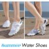 imageHiGropcore Water Shoes Men Women Barefoot Wide Toe Box Beach Shoes Quick Dry Breathable Swim Aqua Socks with DrainageWt33 White