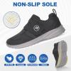 imageHiGropcore Diabetic Shoes for Women Men Wide Width Adjustable Walking Shoes Arch Support Orthopedic Edema Diabetic Shoe for Swollen Feet Neuropathy FasciitisDark Grey
