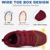 imageHiGropcore Diabetic Shoes for Women Men Wide Width Adjustable Walking Shoes Arch Support Orthopedic Edema Diabetic Shoe for Swollen Feet Neuropathy FasciitisRed