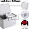 imageHiGropcore 5813 Quart Camping Cooler  Hard Ice Retention Cooler Lunch Box  Portable Small Insulated CoolerD6  8qt  Green
