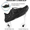 imageHike Barefoot Shoes for Women Men NonSlip Breathable Walking Shoes Wide Toe Box Comfortable Athletic FootwearB2  Black