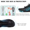 imageHike Barefoot Shoes Womens Mens Breathable ampamp NonSlip Water Shoes Wide Toe Box Zero Drop Minimalist FootwearD01d  Black Blue