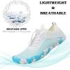 imageHike Barefoot Shoes Womens Mens Breathable ampamp NonSlip Water Shoes Wide Toe Box Zero Drop Minimalist FootwearD04a  White Blue