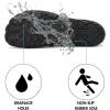 imageHike Barefoot Shoes Womens Mens Breathable ampamp NonSlip Water Shoes Wide Toe Box Zero Drop Minimalist FootwearD04b  Black