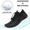 imageHike Barefoot Shoes Womens Mens Breathable ampamp NonSlip Water Shoes Wide Toe Box Zero Drop Minimalist FootwearD04b  Black