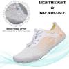 imageHike Barefoot Shoes Womens Mens Breathable ampamp NonSlip Water Shoes Wide Toe Box Zero Drop Minimalist FootwearD06a  White