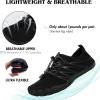 imageHike Barefoot Shoes Womens Mens Breathable ampamp NonSlip Water Shoes Wide Toe Box Zero Drop Minimalist FootwearD11b  Black