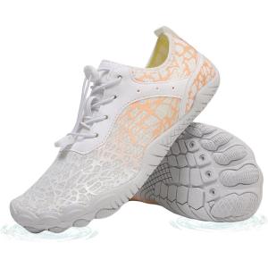 imageHike Barefoot Shoes Womens Mens Breathable ampamp NonSlip Water Shoes Wide Toe Box Zero Drop Minimalist FootwearD06a  White