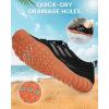 image:imageWater Shoes for Women Men QuickDry Barefoot Shoes Breathable Aqua Socks for Swim Beach River Pool Lake Hiking Surfing KayakingC01  BlackBrown