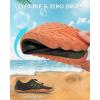 image:imageWater Shoes for Women Men QuickDry Barefoot Shoes Breathable Aqua Socks for Swim Beach River Pool Lake Hiking Surfing KayakingC02  GreenBrown