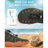 image:imageWater Shoes for Women Men QuickDry Barefoot Shoes Breathable Aqua Socks for Swim Beach River Pool Lake Hiking Surfing KayakingC02  GreenBrown