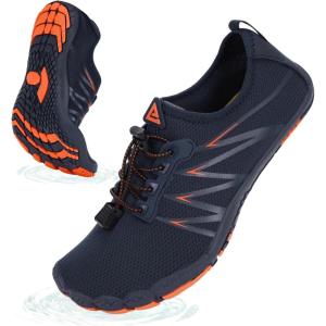 image:imageHike Barefoot Shoes Womens Mens Breathable amp NonSlip Water Shoes Wide Toe Box Zero Drop Minimalist FootwearD11c  Blue