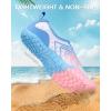 image:imageWater Shoes for Women Men QuickDry Barefoot Shoes Breathable Aqua Socks for Swim Beach River Pool Lake Hiking Surfing KayakingA2c  WhiteBlue Pink