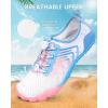 image:imageWater Shoes for Women Men QuickDry Barefoot Shoes Breathable Aqua Socks for Swim Beach River Pool Lake Hiking Surfing KayakingA2c  WhiteBlue Pink