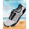 image:imageWater Shoes for Women Men QuickDry Barefoot Shoes Breathable Aqua Socks for Swim Beach River Pool Lake Hiking Surfing KayakingA3b  GreyBlack