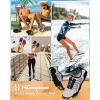 image:imageWater Shoes for Women Men QuickDry Barefoot Shoes Breathable Aqua Socks for Swim Beach River Pool Lake Hiking Surfing KayakingA3b  GreyBlack