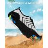 image:imageWater Shoes for Women Men QuickDry Barefoot Shoes Breathable Aqua Socks for Swim Beach River Pool Lake Hiking Surfing KayakingA3b  GreyBlack