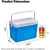 image:imageHiGropcore 5813 Quart Camping Cooler  Hard Ice Retention Cooler Lunch Box  Portable Small Insulated CoolerE2  3qt  Blue