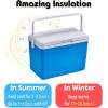 image:imageHiGropcore 5813 Quart Camping Cooler  Hard Ice Retention Cooler Lunch Box  Portable Small Insulated CoolerE2  3qt  Blue