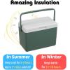 image:imageHiGropcore 5813 Quart Camping Cooler  Hard Ice Retention Cooler Lunch Box  Portable Small Insulated CoolerE3  3qt  Green