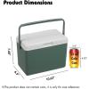 image:imageHiGropcore 5813 Quart Camping Cooler  Hard Ice Retention Cooler Lunch Box  Portable Small Insulated CoolerE3  3qt  Green