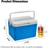 image:imageHiGropcore 5813 Quart Camping Cooler  Hard Ice Retention Cooler Lunch Box  Portable Small Insulated CoolerF2  5qt  Blue